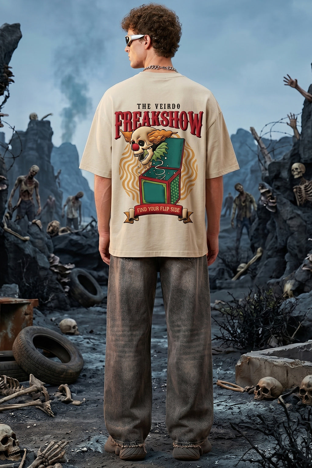 Freakshow Swanwhite 3D Puff Print Exclusive T-shirt Supreme Edition