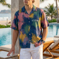 Midnight Tie-Dye Navy All Over Print Oversized Exclusive Shirt