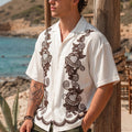 Oasis Floral White Oversized Printed Exclusive Shirt
