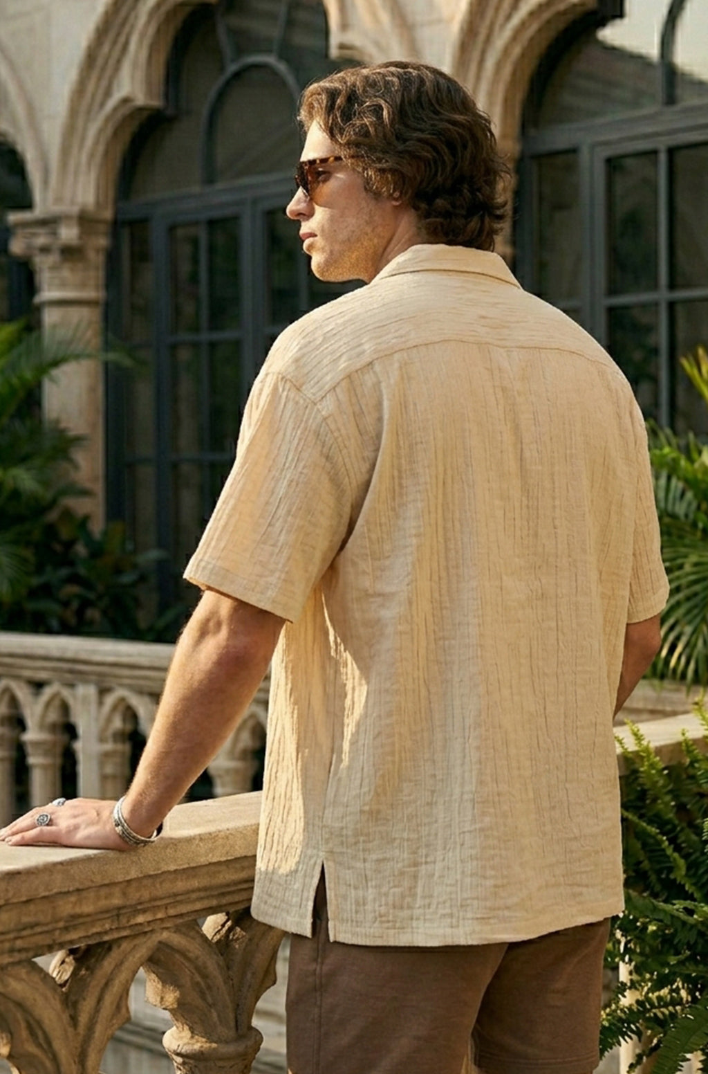 Feather Feel Marshmallow Oversized Plain Double Layer Exclusive Cotton Shirt