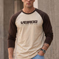Veirdo Brown & Swanwhite Raglan Full Sleeve Printed T-shirt