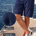 Navy Relaxed-Fit Exclusive Utility Shorts