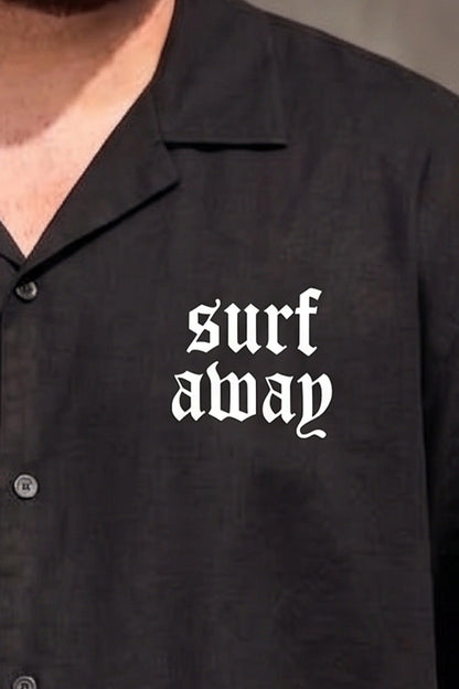 Los Angeles Black Plus Size Printed Exclusive Shirt