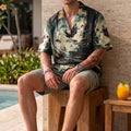 Shadow Tide Black All Over Print Oversized Exclusive Shirt