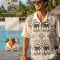 Paradise Off White Oversized Embroidered Exclusive Shirt
