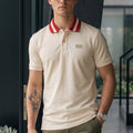 Swanwhite Contrast Collar Regular Fit Exclusive Pique Lycra Polo T-Shirt