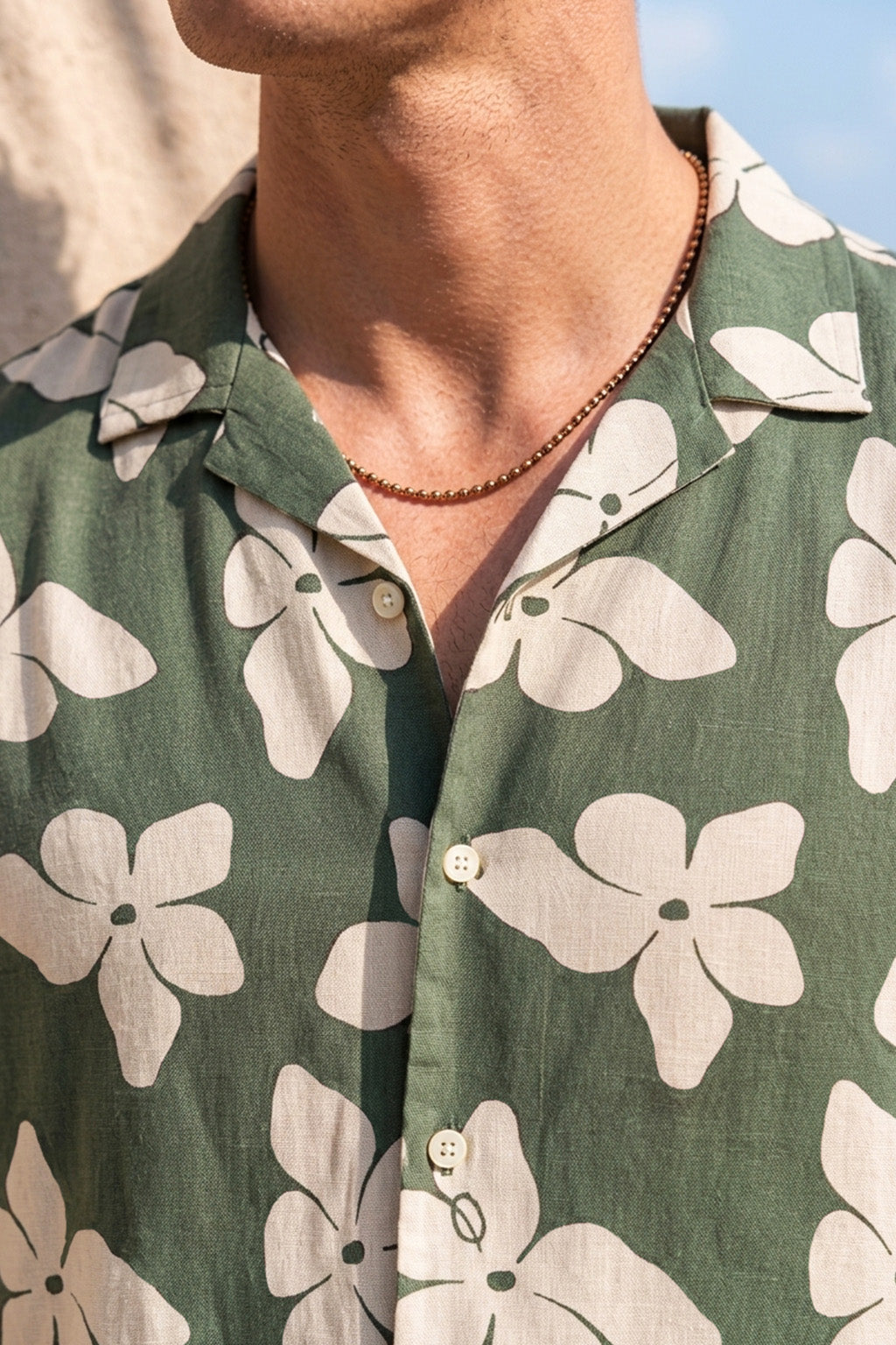 Palm Bloom Green All Over Printed Oversized Exclusive Shirt