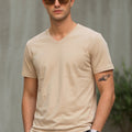 Swanwhite Plain V-Neck Regular Fit T-shirt