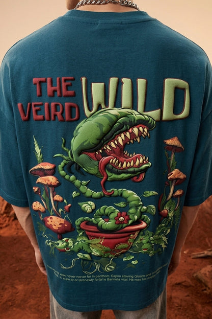 Wild Blue 3D Puff Print Exclusive T-shirt Supreme Edition