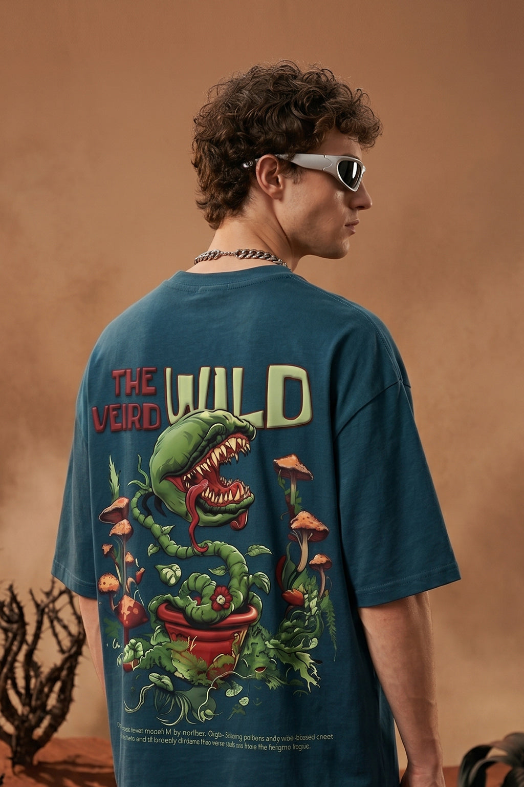 Wild Blue 3D Puff Print Exclusive T-shirt Supreme Edition