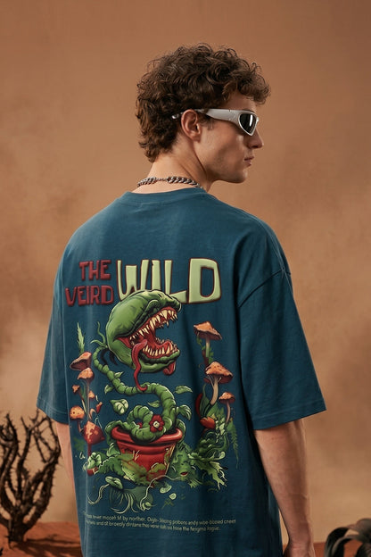 Wild Blue 3D Puff Print Exclusive T-shirt Supreme Edition