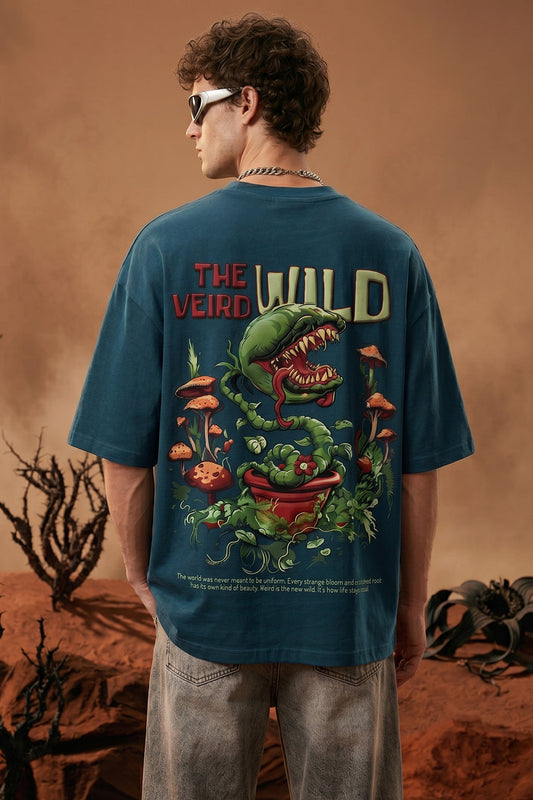 Wild Blue 3D Puff Print Exclusive T-shirt Supreme Edition