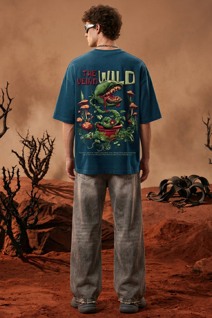 Wild Blue 3D Puff Print Exclusive T-shirt Supreme Edition