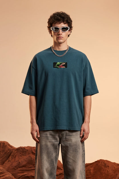 Wild Blue 3D Puff Print Exclusive T-shirt Supreme Edition