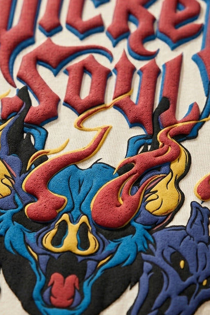 Wicked Swanwhite 3D Puff Print Exclusive T-shirt Supreme Edition