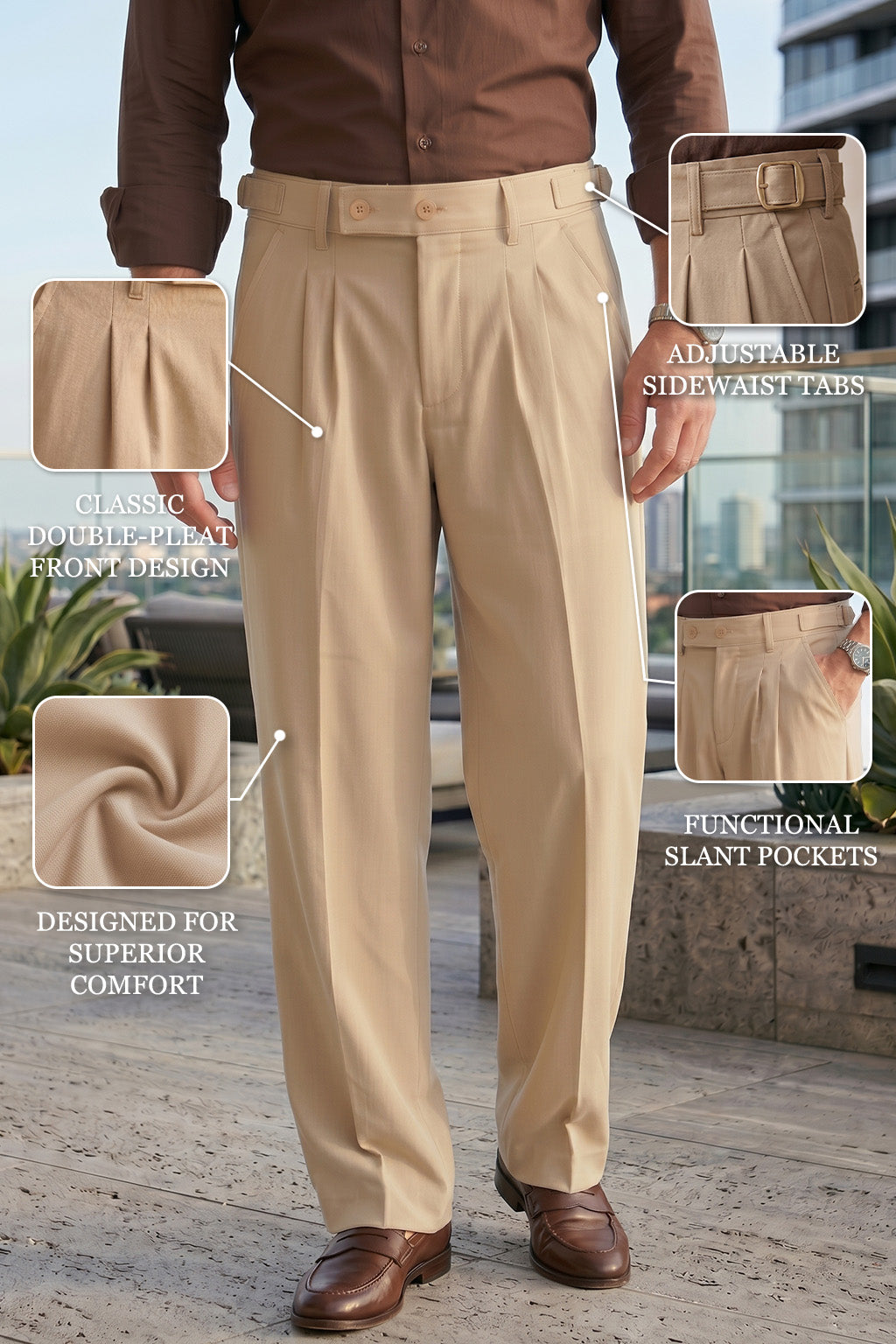 Swanwhite Tailored Adjustable High-Waist Korean Pant