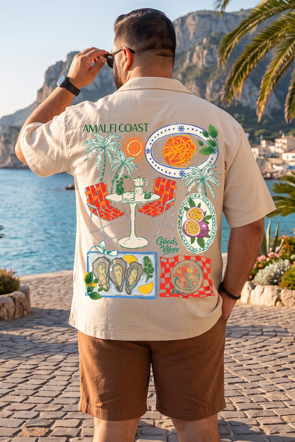 Good Vibes Swanwhite Plus Size Printed Exclusive Shirt