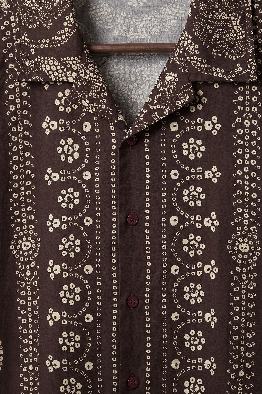 Vintage Paisley Brown All Over Print Oversized Exclusive Shirt