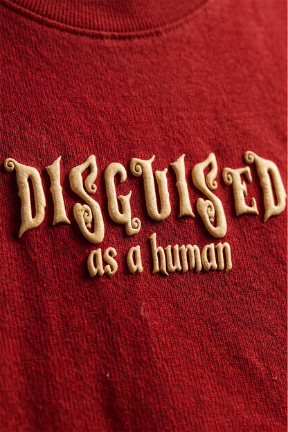 Disguised Red 3D Puff Print Exclusive T-shirt Supreme Edition