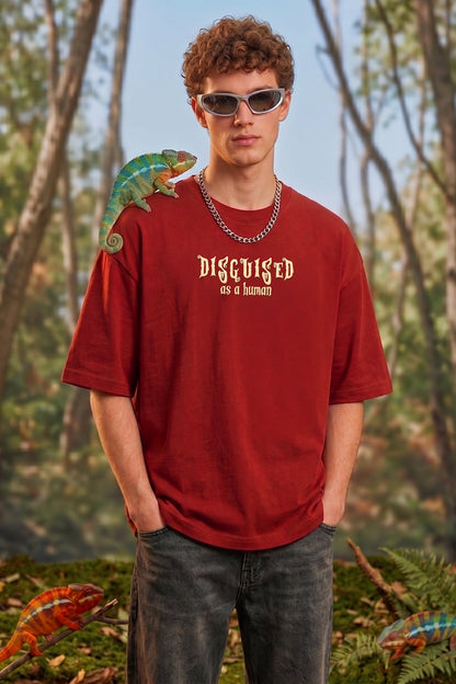 Disguised Red 3D Puff Print Exclusive T-shirt Supreme Edition