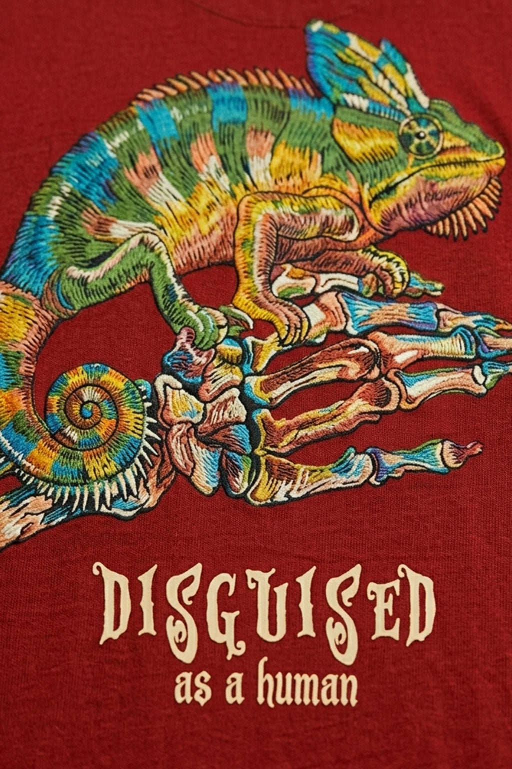 Disguised Red 3D Puff Print Exclusive T-shirt Supreme Edition