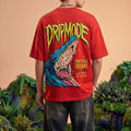 Dripmode Red 3D Puff Print Exclusive T-shirt Supreme Edition