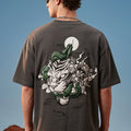 Veirdo Tiger Grey 3D Puff Print Exclusive T-shirt Supreme Edition