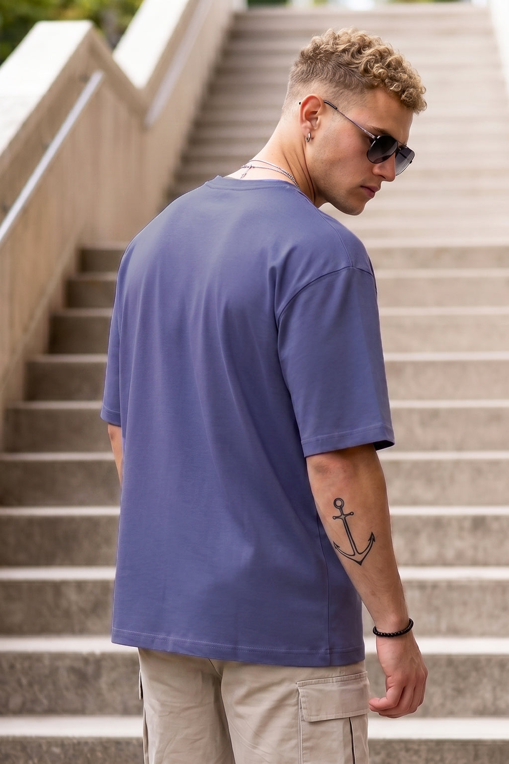 Future Dusk Plain Oversized T-shirt