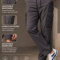 Dark Grey Relaxed Fit Nylon Exclusive Utility Cargo Jogger